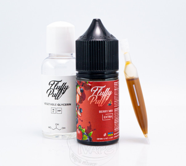 Жидкость Fluffy Puff Salt Berry Mix 30ml 50mg (набор компонентов)