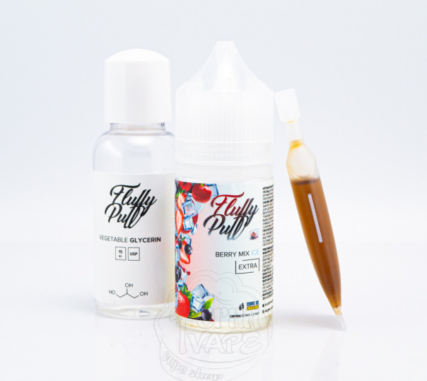 Рідина Fluffy Puff Salt Berry Mix Ice 30ml 25mg (набір компонентів)