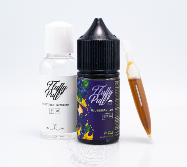 Жидкость Fluffy Puff Salt Blueberry Jam 30ml 50mg (набор компонентов)