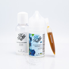 Набор Fluffy Puff Salt Blue Raspberry Lemonade Ice 30ml 0mg Жидкость