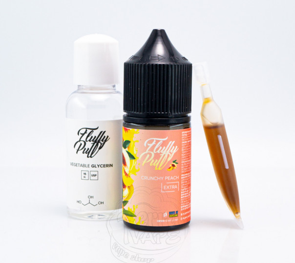 Жидкость Fluffy Puff Salt Crunchy Peach 30ml 25mg (набор компонентов)