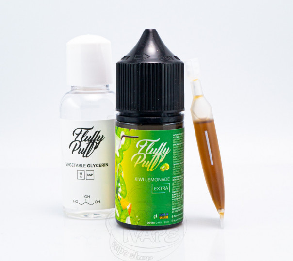 Жидкость Fluffy Puff Salt Kiwi Lemonade 30ml 25mg (набор компонентов)