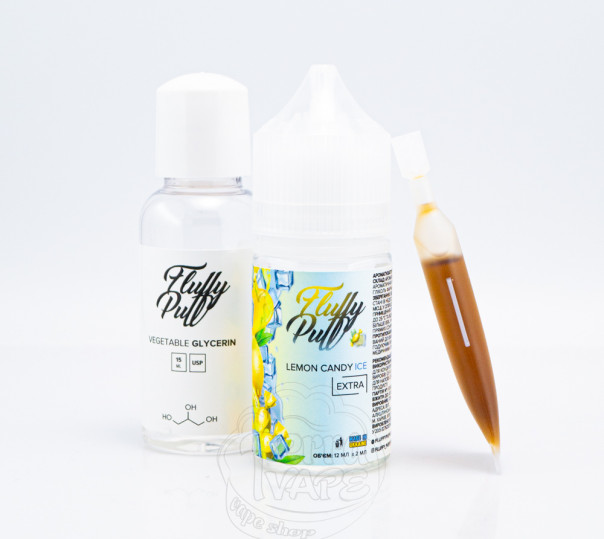 Рідина Fluffy Puff Salt Lemon Candy Ice 30ml 25mg (набір компонентів)