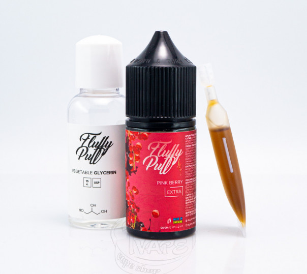 Жидкость Fluffy Puff Salt Pink Berry 30ml 50mg (набор компонентов)