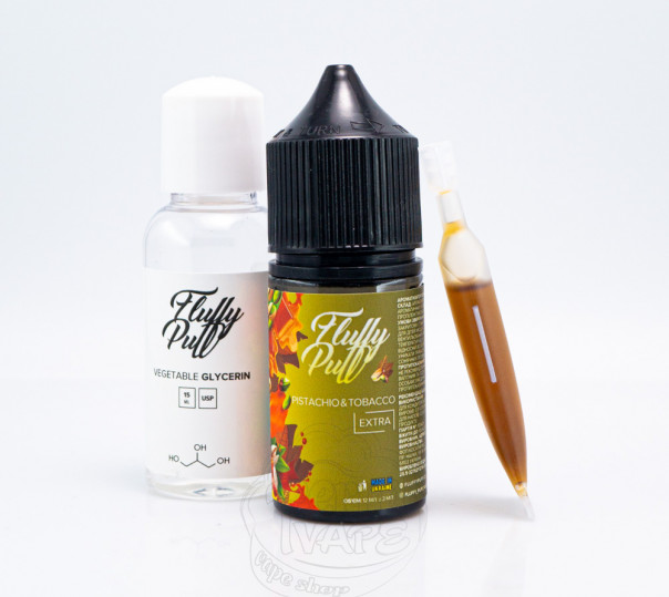 Жидкость Fluffy Puff Salt Pistachio Tobacco 30ml 25mg (набор компонентов)