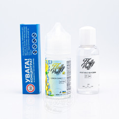 Набір Fluffy Puff Salt Lemon Candy Ice 30ml 0mg Рідина