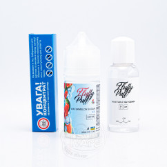 Набір Fluffy Puff Salt Watermelon Sugar Ice 30ml 0mg Рідина