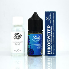 Набір Fluffy Puff Salt Blue Raspberry Lemonade 30ml 0mg Рідина