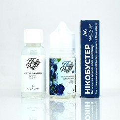 Набір Fluffy Puff Salt Blue Raspberry Lemonade Ice 30ml 0mg Рідина