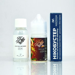 Набор Fluffy Puff Salt Peach Jam 30ml 25mg