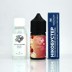 Набор Fluffy Puff Salt Raspberry Mochi 30ml 0mg