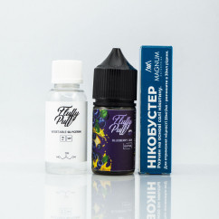 Набор Fluffy Puff Salt Blueberry Jam 30ml 0mg Жидкость