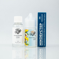 Набір Fluffy Puff Salt Crunchy Peach Ice 30ml 0mg Рідина