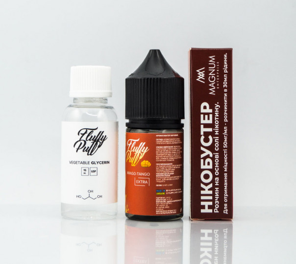 Жидкость Fluffy Puff Salt Mango Tango 30ml 50mg (набор компонентов)