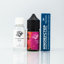 Набір Fluffy Puff Salt Pink Berry 30ml 0mg Рідина