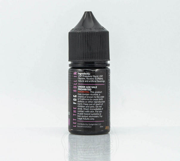 Жидкость Frisco Vapor Salt Grape Ice 30ml 25mg на солевом никотине со вкусом винограда с холодком