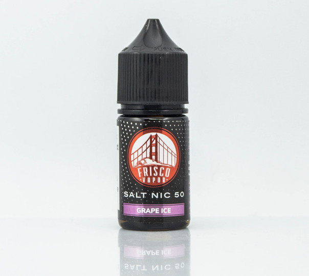 Жидкость Frisco Vapor Salt Grape Ice 30ml 25mg на солевом никотине со вкусом винограда с холодком