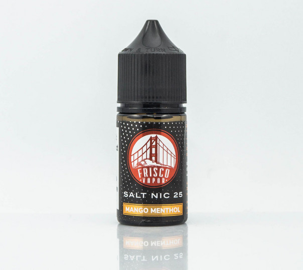 Жидкость Frisco Vapor Salt Mango Menthol 30ml 25mg на солевом никотине со вкусом манго с ментолом