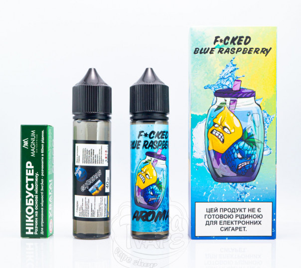 Рідина Fucked Organic Blueraspberry Lemonade 60ml 0mg зі смаком ягідного лимонаду (набір компонентів)