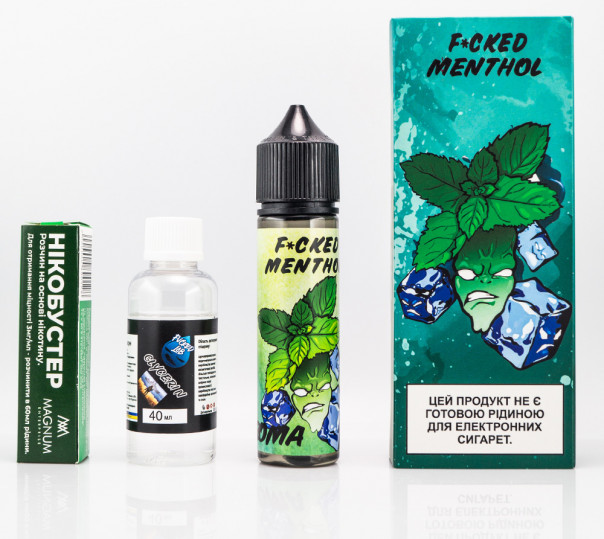 Жидкость Fucked Organic Menthol 60ml 3mg со вкусом ментола (набор компонентов)