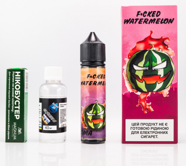 Жидкость Fucked Organic Watermelon 60ml 3mg со вкусом арбуза (набор компонентов)