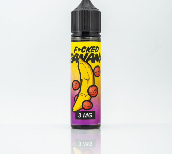 Рідина Fucked Organic Banana 60ml 1.5mg на органічному нікотині зі смаком банана