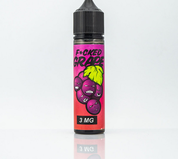 Рідина Fucked Organic Grape 60ml 1.5mg на органічному нікотині зі смаком винограду