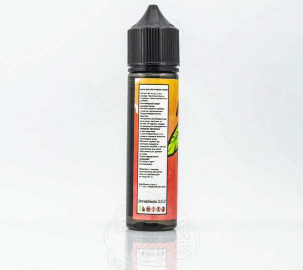 Жидкость Fucked Organic Mango 60ml 1.5mg на органическом никотине со вкусом манго