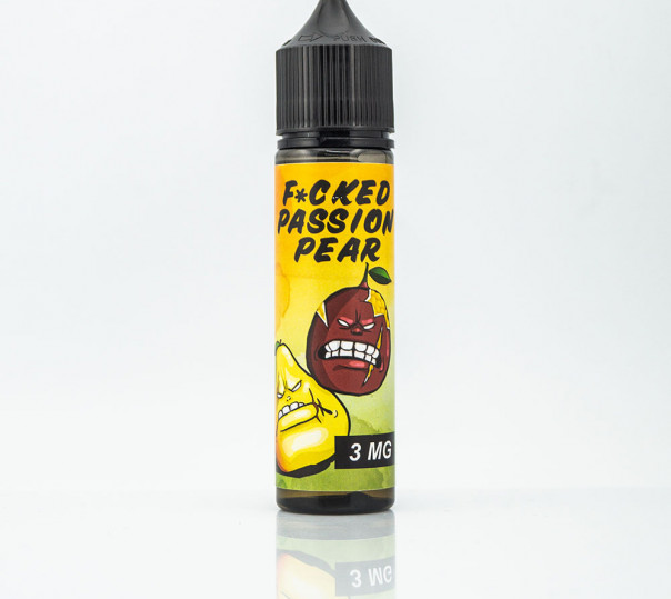 Рідина Fucked Organic Passion Pear 60ml 1.5mg на органічному нікотині зі смаком груші та маракуї