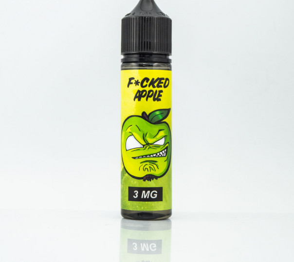 Жидкость Fucked Organic Sour Apple 60ml 1.5mg на органическом никотине со вкусом кислого яблока