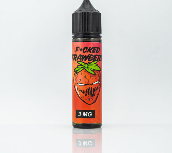 Жидкость Fucked Organic Strawberry 60ml 1.5mg на органическом никотине со вкусом клубники