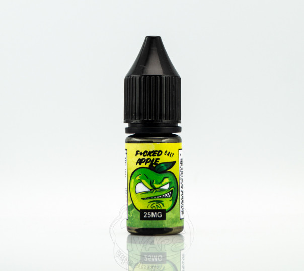 Жидкость Fucked Salt Sour Apple 10ml 25mg на солевом никотине со вкусом кислого яблока