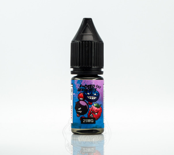 Жидкость Fucked Salt Berry Mix 10ml 25mg на солевом никотине со вкусом ягод