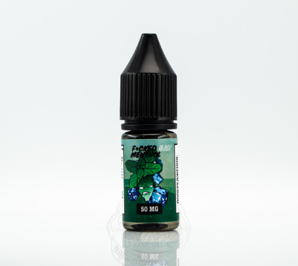 Жидкость Fucked Salt Menthol 10ml 25mg на солевом никотине со вкусом жвачки с ментолом