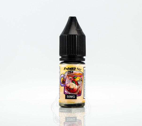 Жидкость Fucked Salt Peach Apricot Tea 10ml 25mg на солевом никотине со вкусом персиково-абрикосового чая