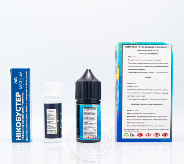 Рідина Fucked Salt Blueraspberry Lemonade 30ml 50mg зі смаком ягідного лимонаду (набір компонентів)