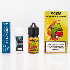 Fucked Salt Lichi Peach Guava 30ml 0mg Рідина