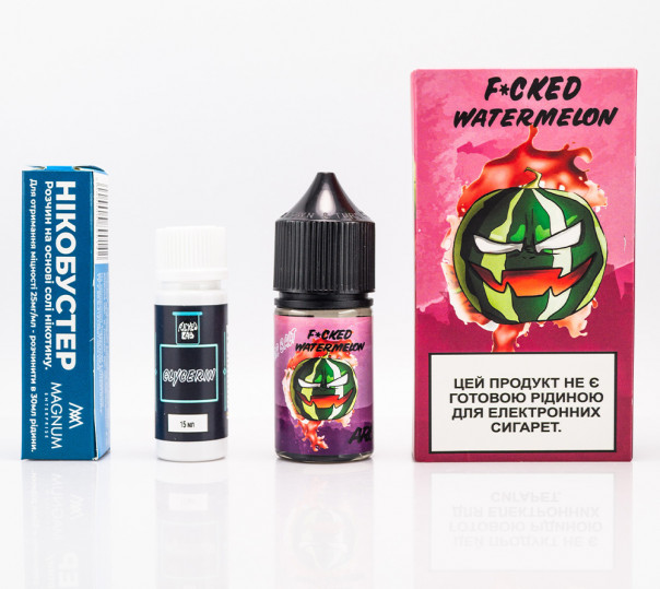 Жидкость Fucked Salt Watermelon 30ml 50mg со вкусом арбуза (набор компонентов)