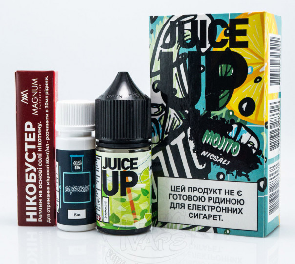 Жидкость Juice Up Salt Mohito 30ml 25mg со вкусом мохито (набор компонентов)