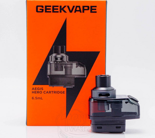 Порожній картридж Geekvape Aegis Hero 5 Empty Pod Cartridge 6.5ml для багаторазової POD системи Aegis Hero 5, H45, Classic (Aegis Hero 2, 3) Порожній картридж Geekvape Aegis Hero 5 Empty Pod Cartridge 6.5ml для багаторазової POD системи Aegis Hero 5, H45, Classic (Aegis Hero 2, 3)