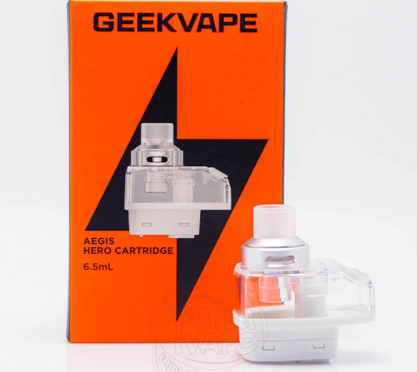 Порожній картридж Geekvape Aegis Hero 5 Empty Pod Cartridge 6.5ml для багаторазової POD системи Aegis Hero 5, H45, Classic (Aegis Hero 2, 3) Порожній картридж Geekvape Aegis Hero 5 Empty Pod Cartridge 6.5ml для багаторазової POD системи Aegis Hero 5, H45, Classic (Aegis Hero 2, 3)