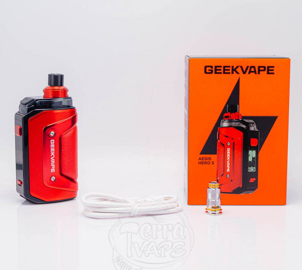 Geekvape Aegis Hero 5 Pod Kit 2000mAh Pure White Багаторазова POD система