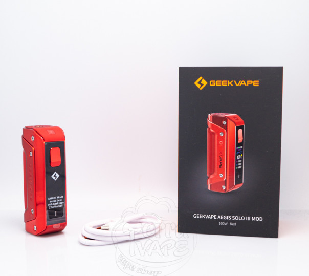 Geekvape Aegis Solo 3 Box Mod 100W (18650) Blue Бокс мод