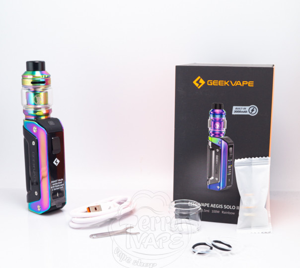 Geekvape Aegis Solo 3 (S100) Mod Kit з баком Z Sub-Ohm 2021 Tank 3000mAh 5.5ml Стартовий набір