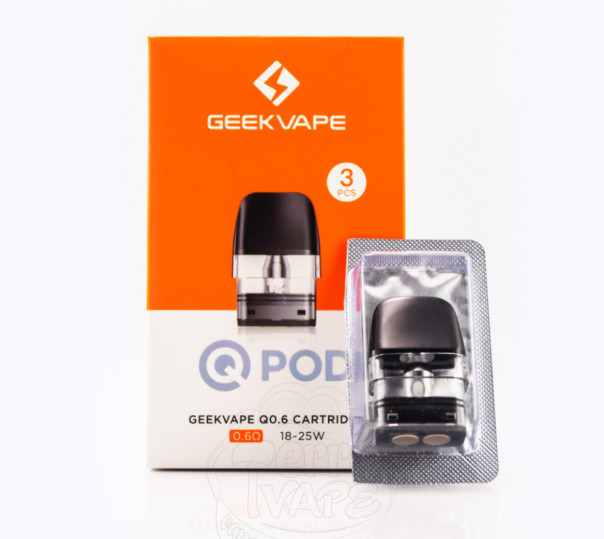 Картридж Geekvape Q Cartridge для багаторазових POD систем Sonder Q, Wenax Q, Aegis Q 2ml