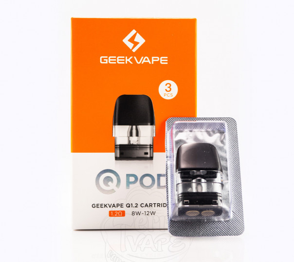 Картридж Geekvape Q Cartridge для многоразових POD систем Sonder Q, Wenax Q, Aegis Q 2ml