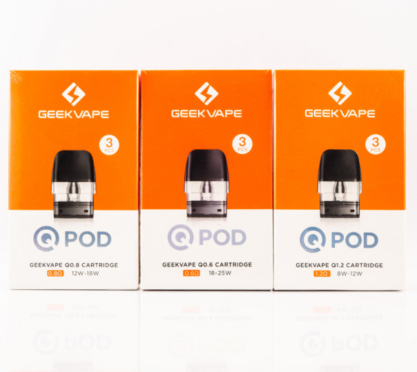 Картридж Geekvape Q Cartridge для многоразових POD систем Sonder Q, Wenax Q, Aegis Q 2ml