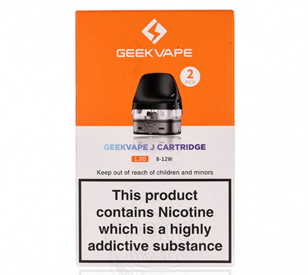 Картридж Geekvape J Pod Cartridge 5ml для багаторазових POD систем Digi Max/Max R/Pro/Pro R