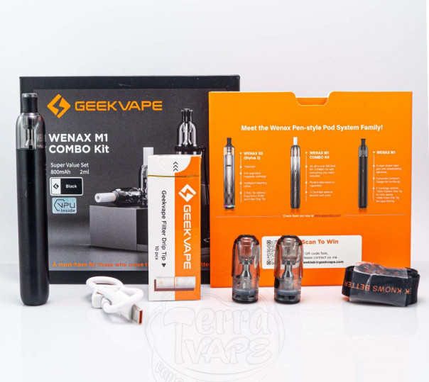 Geekvape Wenax M1 Combo Pod System Kit 800mAh Багаторазова POD система