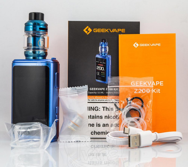 GeekVape Z200 Mod Kit с баком Z Sub Ohm 2021 Tank Atomizer 5.5ml 200W Стартовый набор